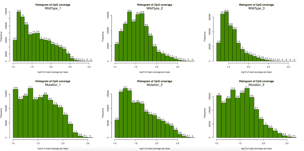 Filtered & Normalised Coverage Plot